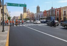 Programa emergente de bacheo pesado en el sur de la capital