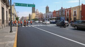 Programa emergente de bacheo pesado en el sur de la capital