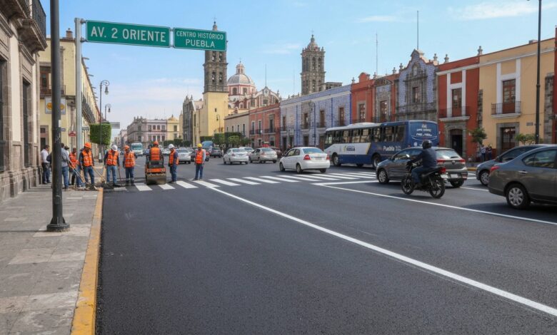 Programa emergente de bacheo pesado en el sur de la capital