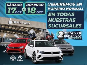 Agua de Puebla abrirá sus 11 sucursales de atención este sábado 17 y domingo 18 de octubre. La medida busca facilitar el trámite a las personas que desean aprovechar la promoción del Pago Anual Anticipado 2027.